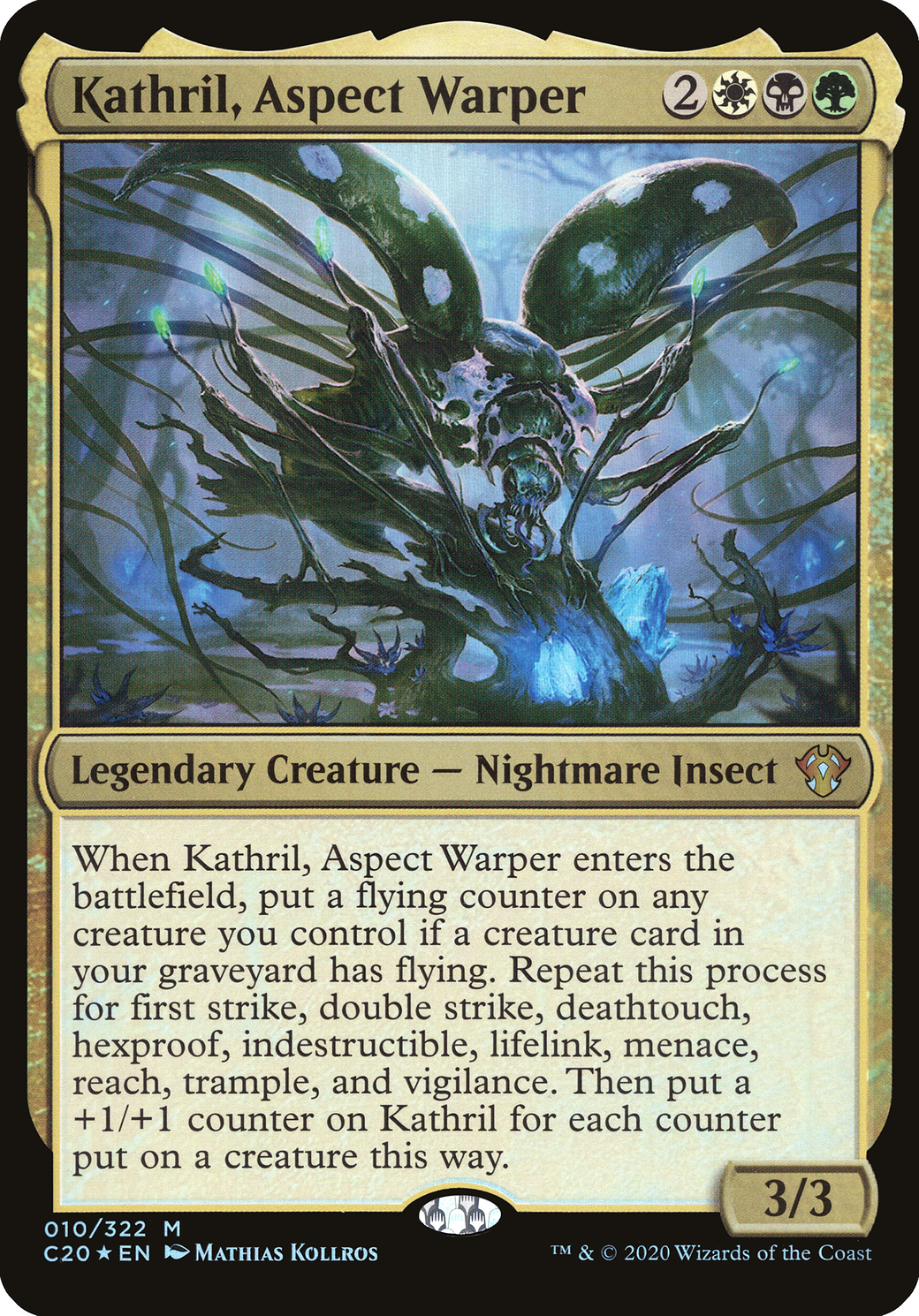 Kathril, Aspect Warper (Commander 2020) [OVER - 10]