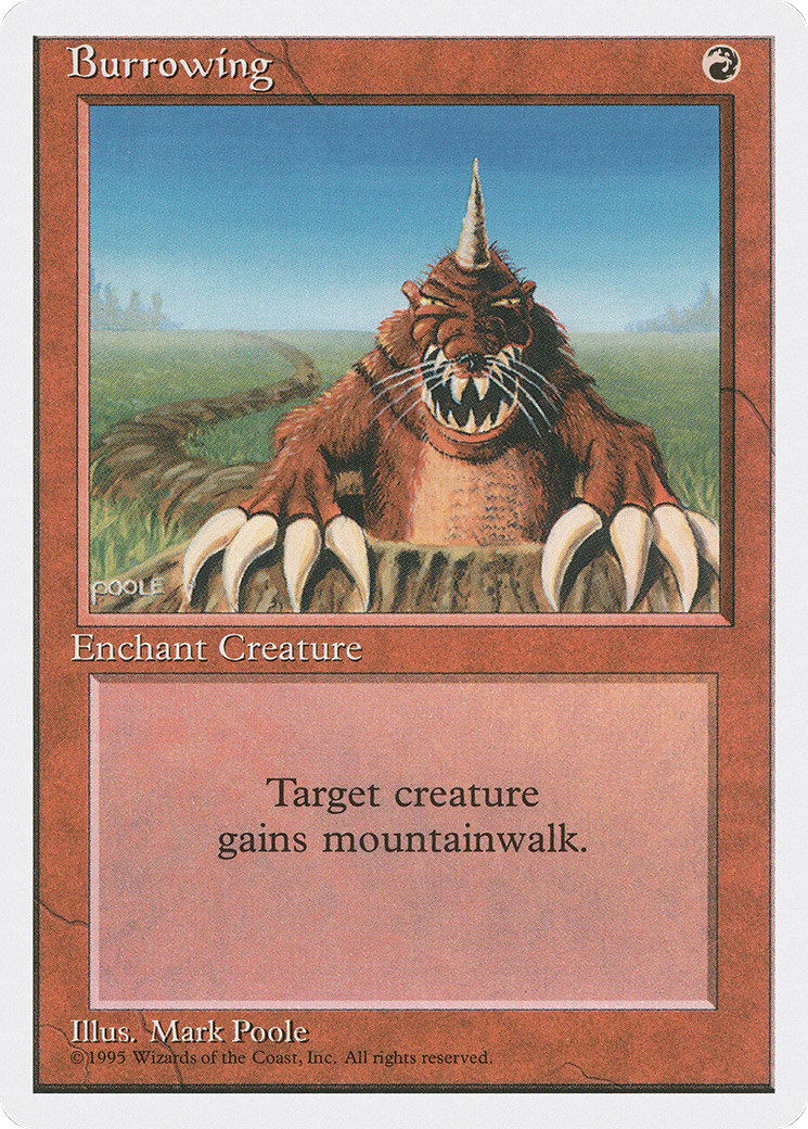 Burrowing [4ED - N/A]