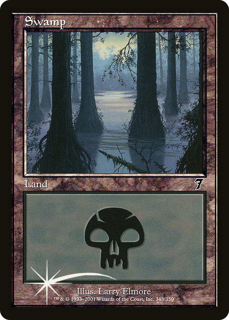 Swamp (7ED-348★) - 7th Edition