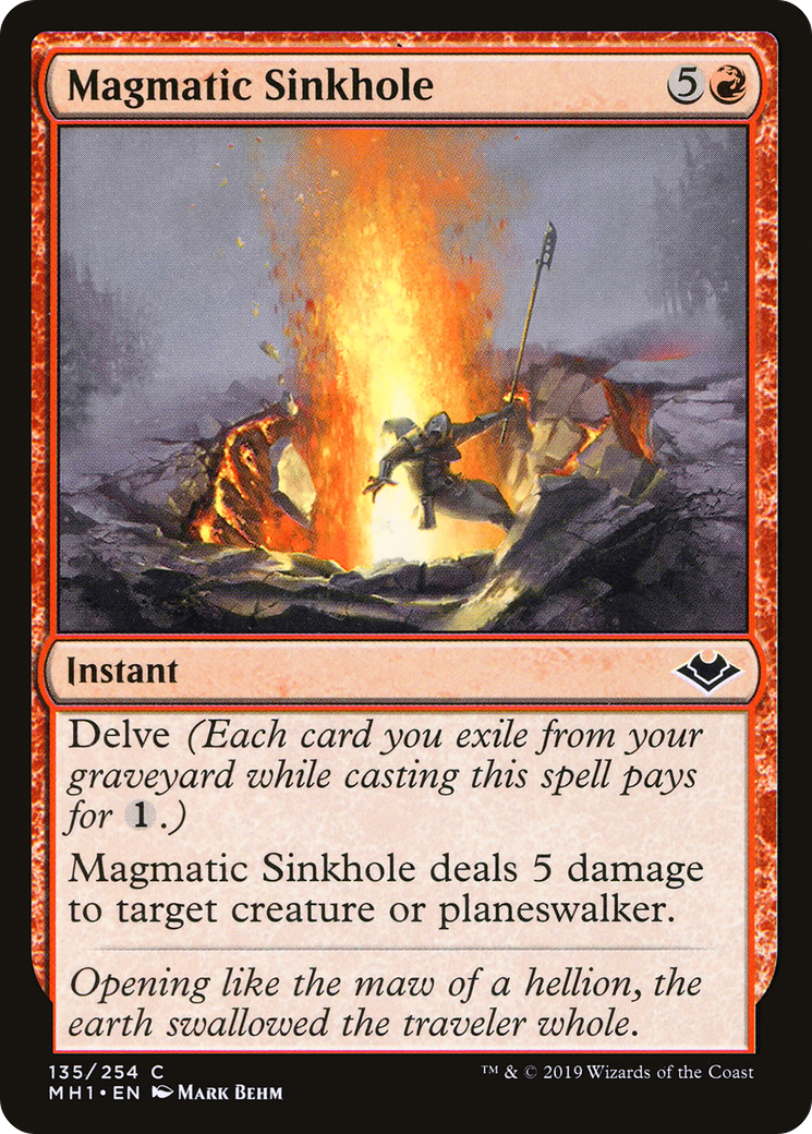 Magmatic Sinkhole [MH1 - 135]