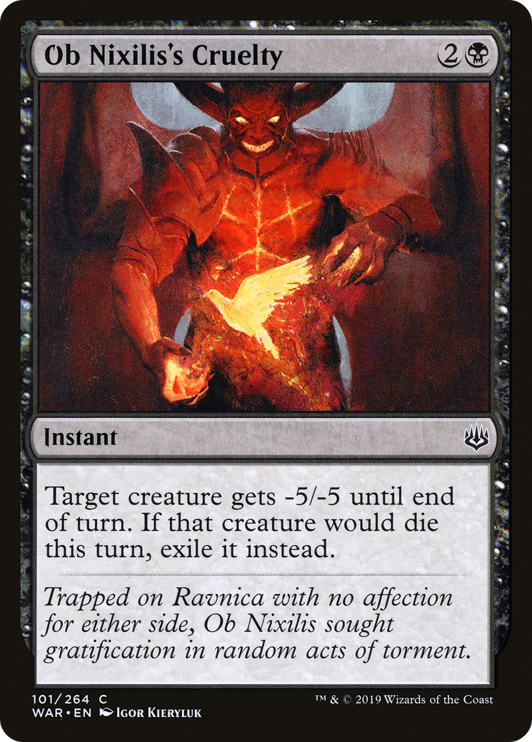 Ob Nixilis's Cruelty [WAR - 101]