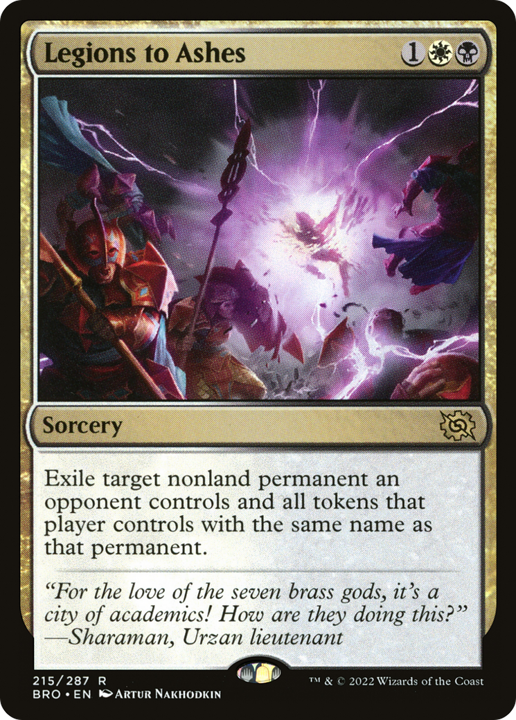 Legions to Ashes [BRO - 215]