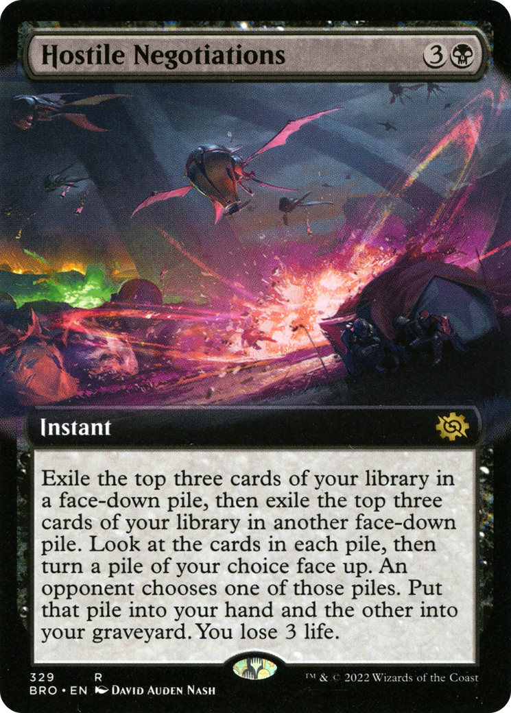 Hostile Negotiations (Extended Art) [BRO - 329]