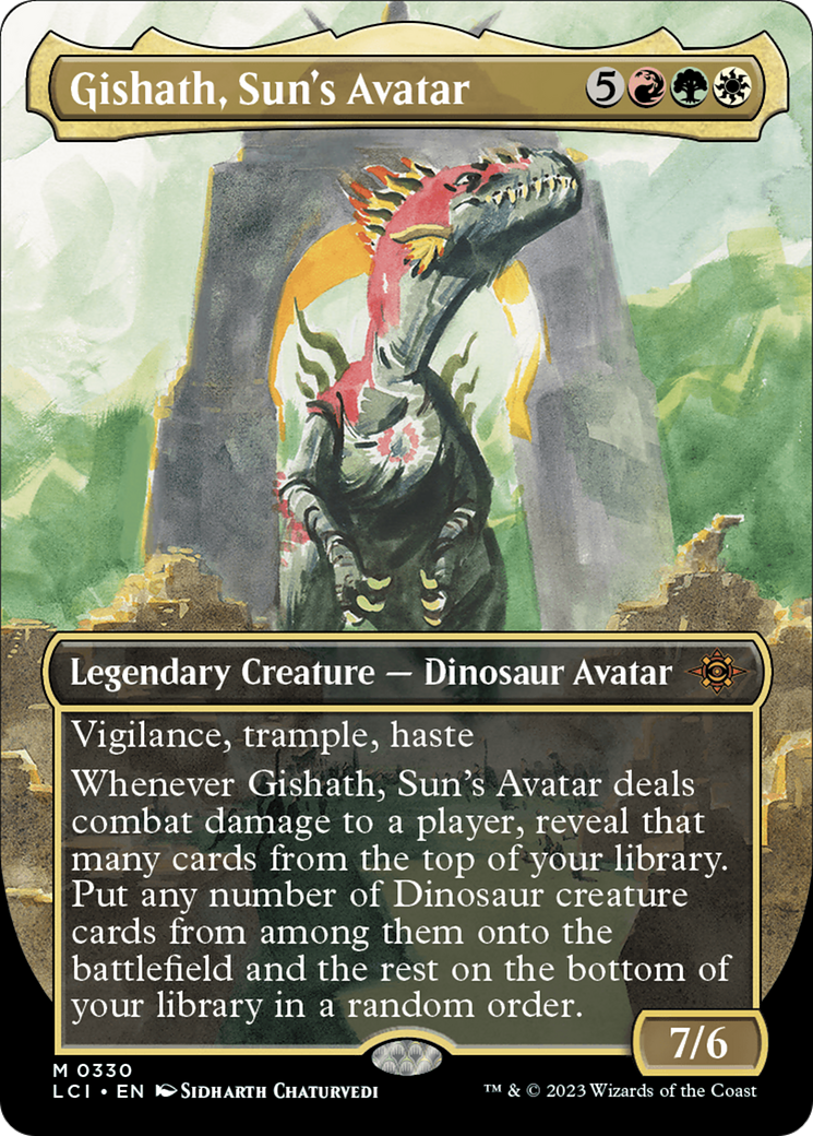 Gishath, Sun's Avatar (Borderless) [LCI - 330]