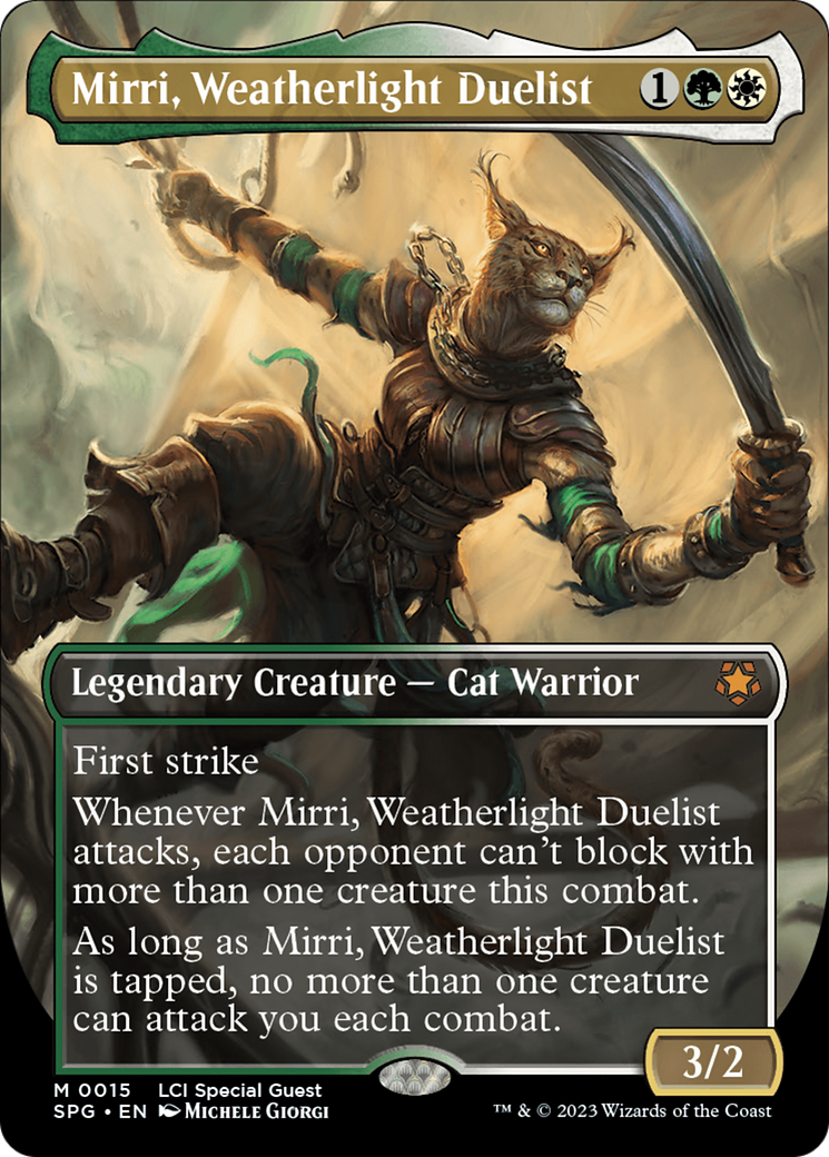 Mirri, Weatherlight Duelist (Borderless) (SPG-015) - Special Guests Foil