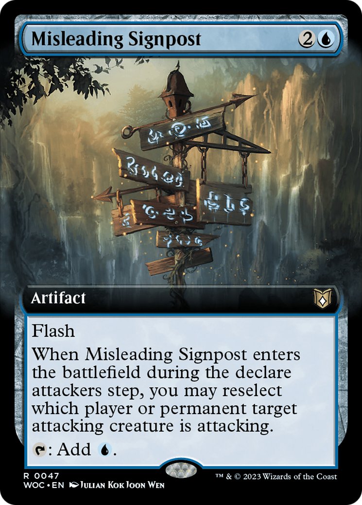 Misleading Signpost (Extended Art) [WOC - 47]