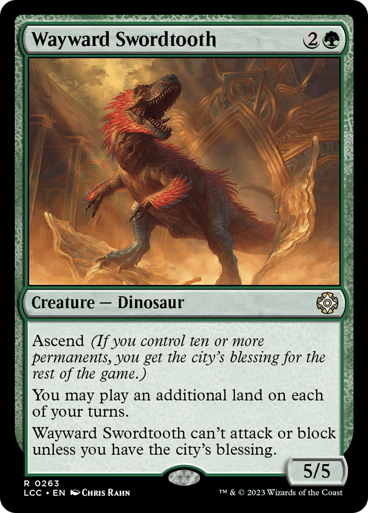 Wayward Swordtooth [LCC - 263]
