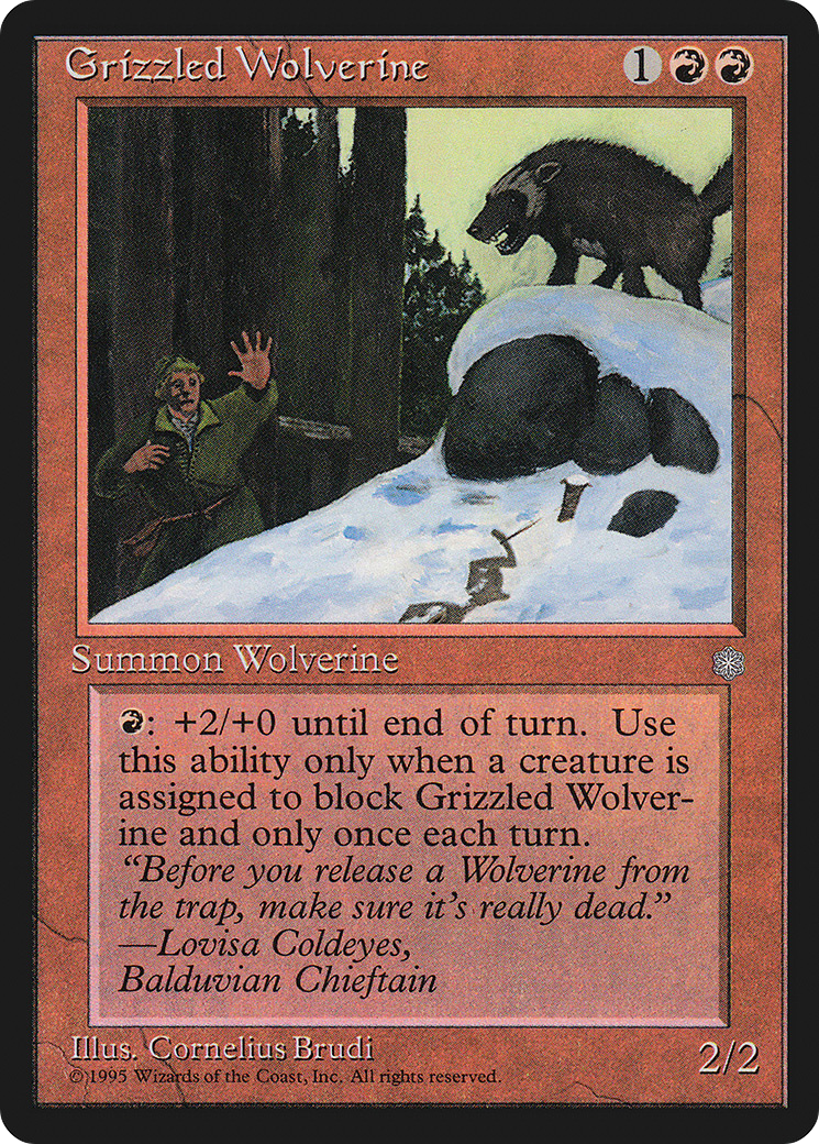 Grizzled Wolverine [ICE - N/A]