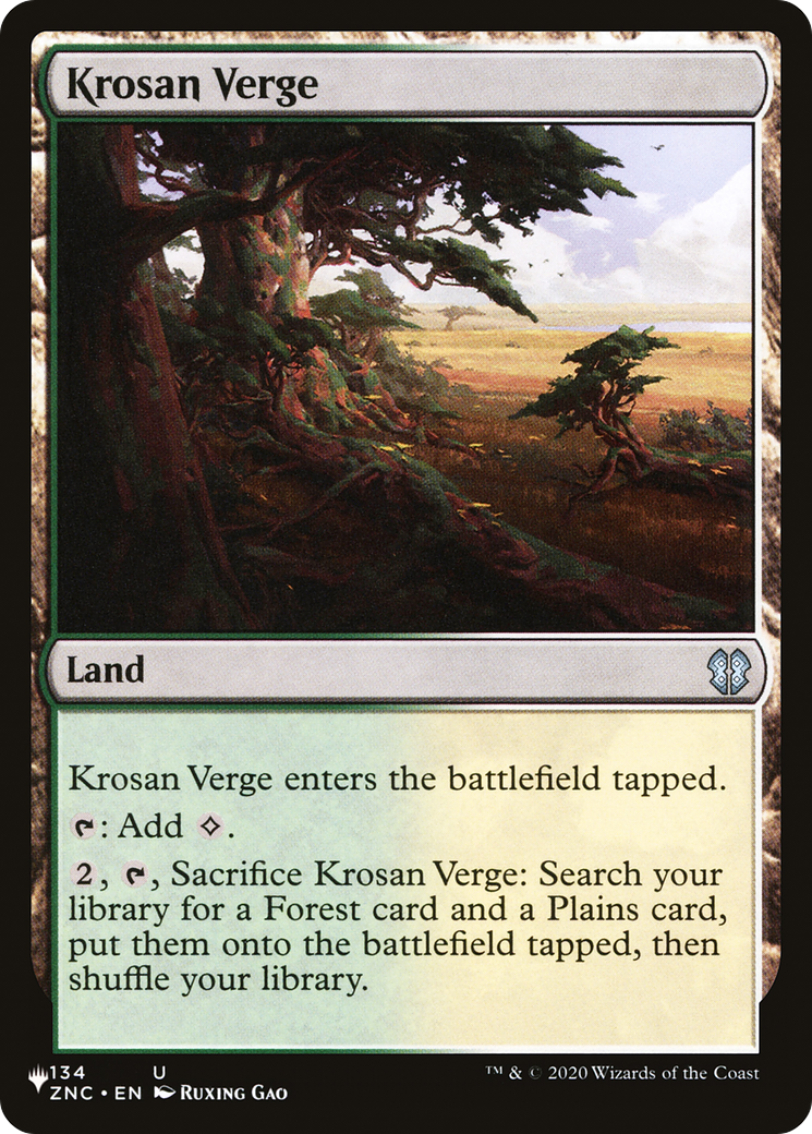 Krosan Verge (ZNC) [LIST - 134]