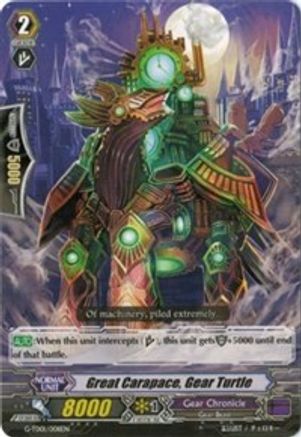 Great Carapace, Gear Turtle (G-TD01/008EN) - G-TD01: Awakening Of The Interdimensional Dragon