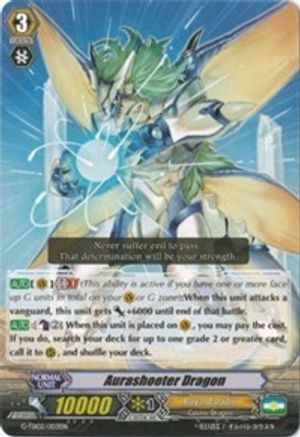 Aurashooter Dragon (G-TD02/003EN) - G-TD02: Divine Swordsman of the Shiny Star