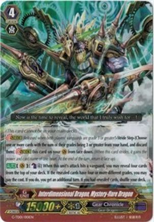 Interdimensional Dragon, Mystery-flare Dragon (F) (G-TD01/001EN) - G-TD01: Awakening Of The Interdimensional Dragon