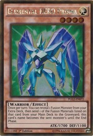 Elemental HERO Prisma (PGL2-EN072) - Premium Gold: Return of the Bling Unlimited