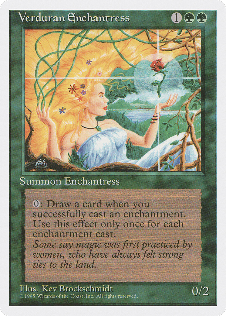 Verduran Enchantress [4ED - N/A]