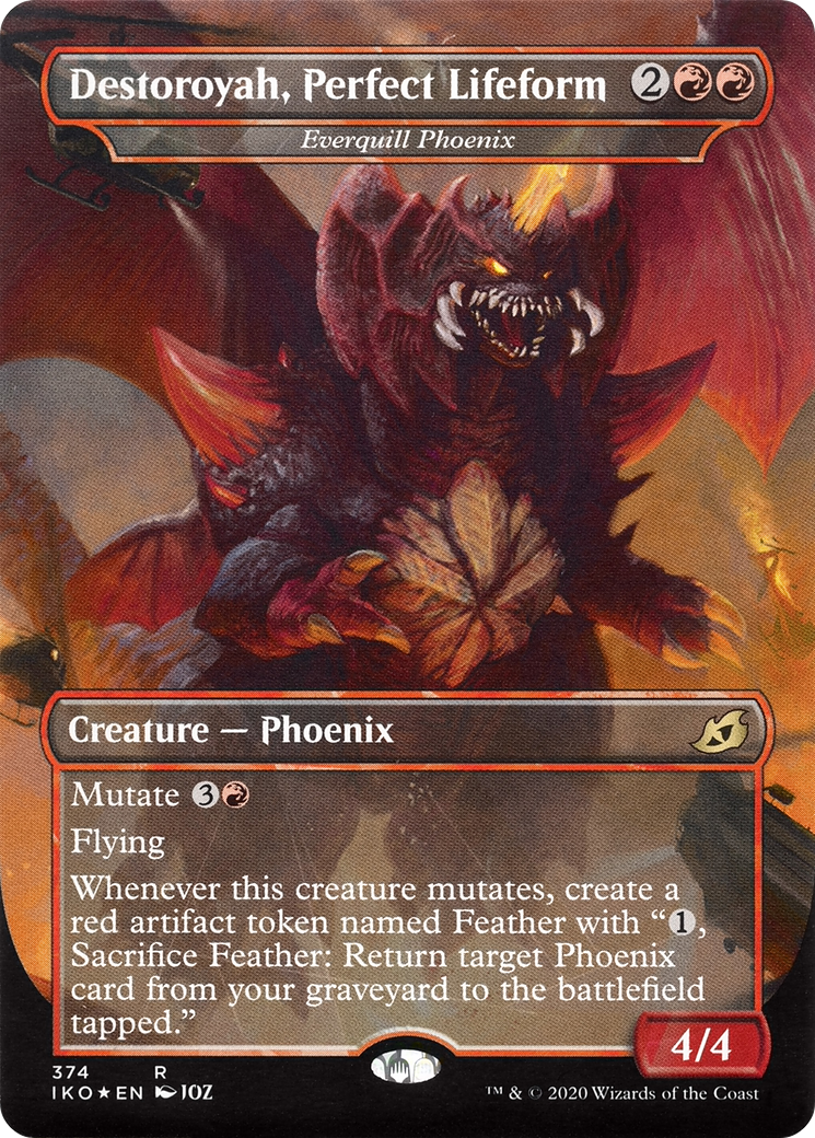 Destoroyah, Perfect Lifeform - Everquill Phoenix [IKO - 374]
