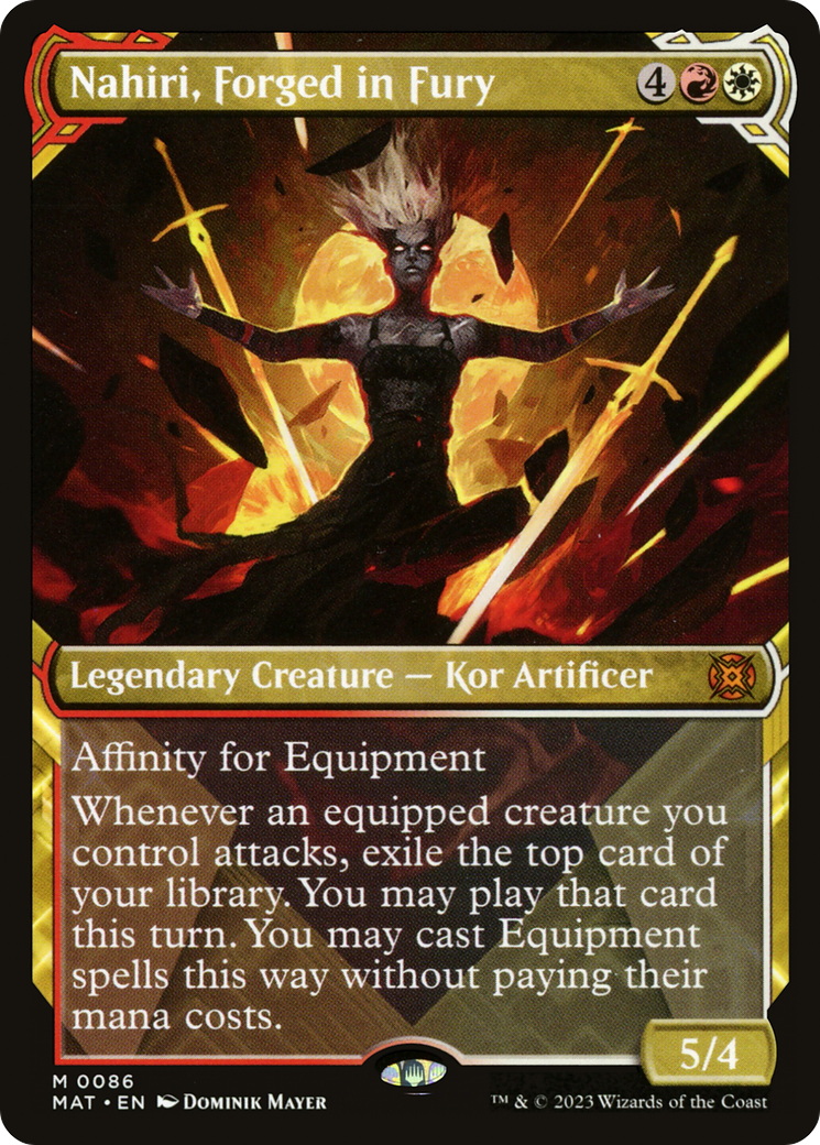 Nahiri, Forged in Fury (Showcase) [MAT - 86]