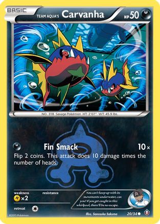 Team Aqua's Carvanha [DCR - 20/34]