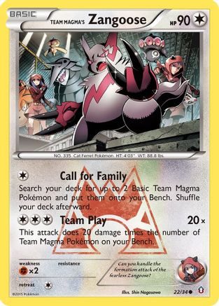 Team Magma's Zangoose [DCR - 22/34]