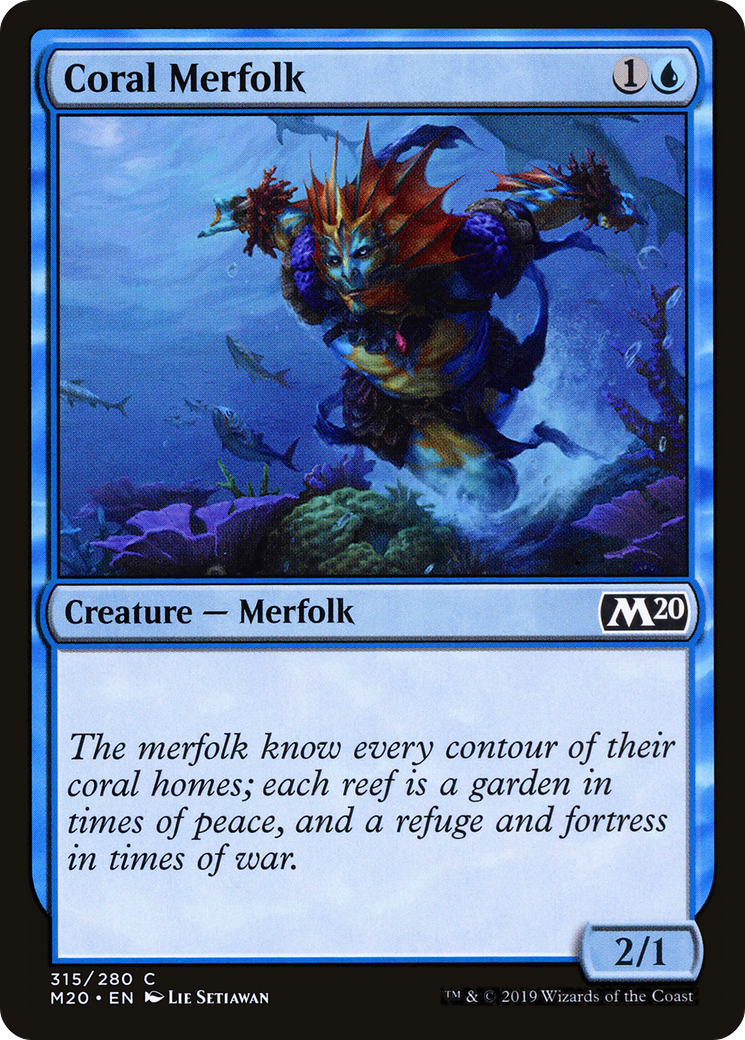 Coral Merfolk [M20 - 315]