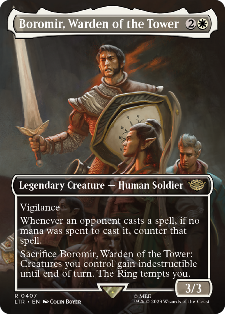 Boromir, Warden of the Tower (Borderless) [LTR - 407]