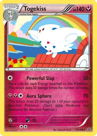 Togekiss (45) 045  XY  Roaring Skies - Rare