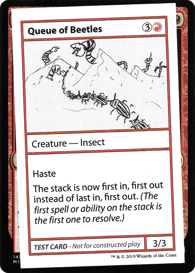 Queue of Beetles (No PW Symbol) [CMB1 - N/A]