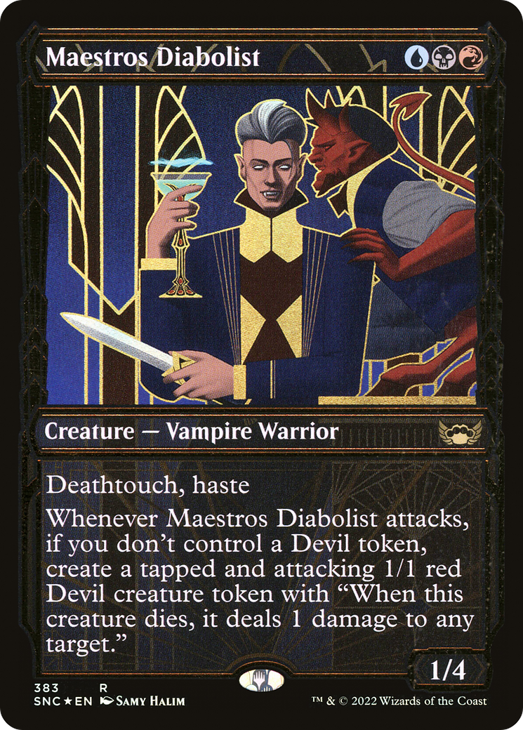 Maestros Diabolist (Gilded Foil) [SNC - 383]
