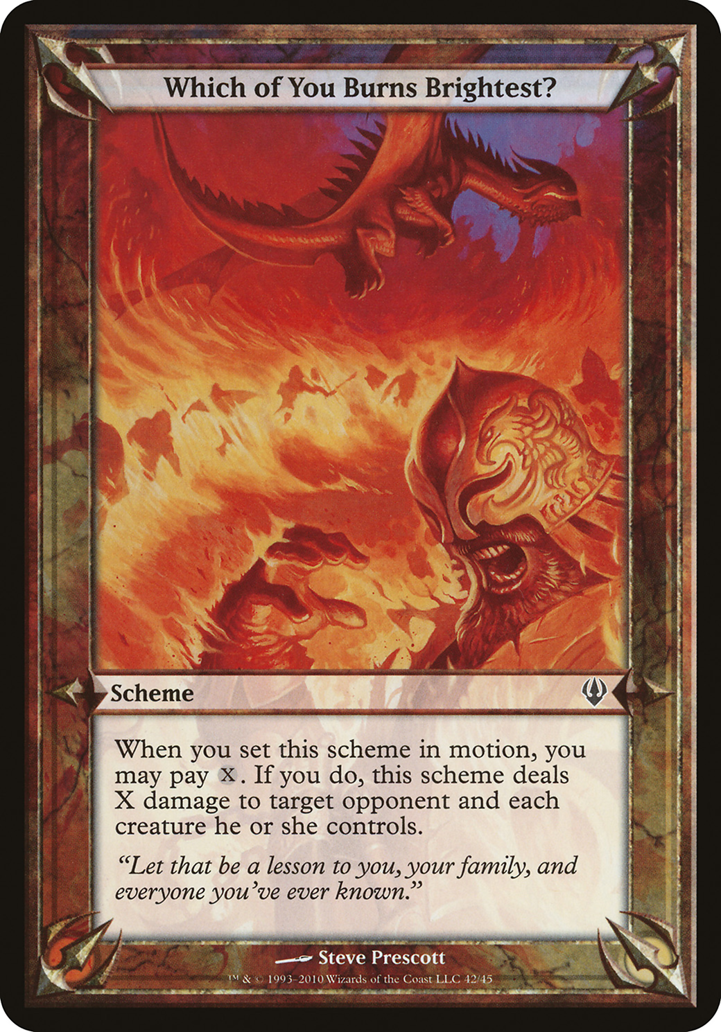 Which of You Burns Brightest? (Archenemy) [OVER - N/A]