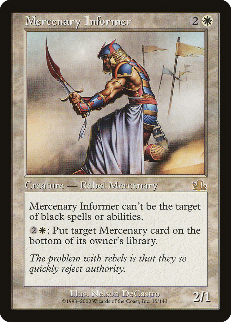 Mercenary Informer [PCY - 15]