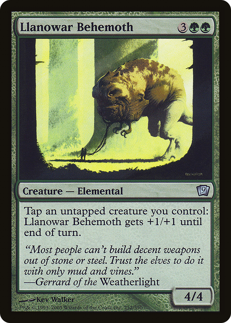 Llanowar Behemoth [9ED - 252]