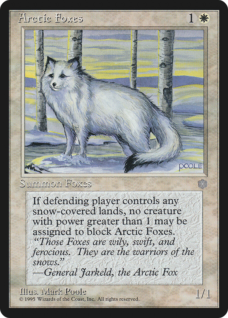 Arctic Foxes [ICE - N/A]