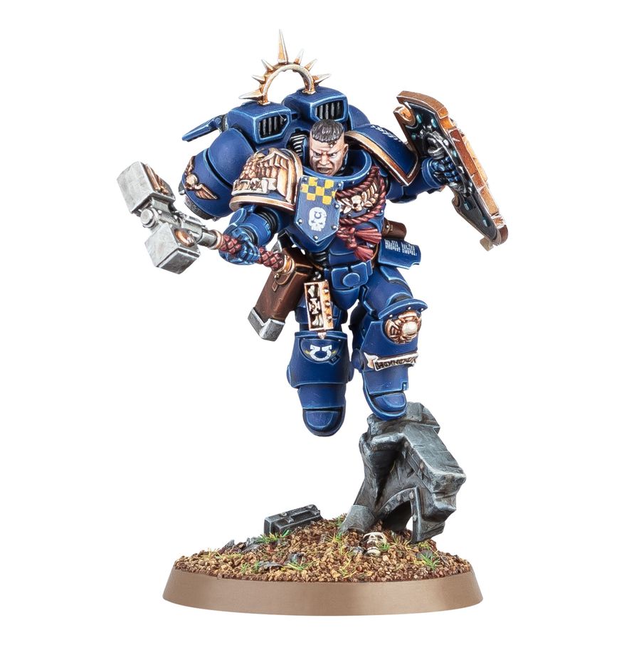 Warhammer: 40k - Space Marines - Captain with Jump pack and Relic Shield