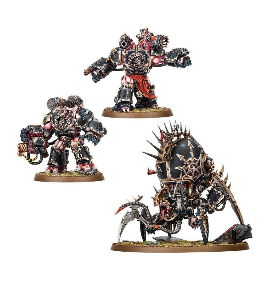Warhammer: 40k - Chaos Space Marines - Warped Forge - Venomcrawler and Obliterators