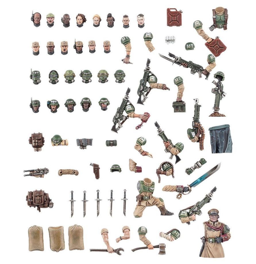 Warhammer 40K: Astra Militarum Cadian Upgrades