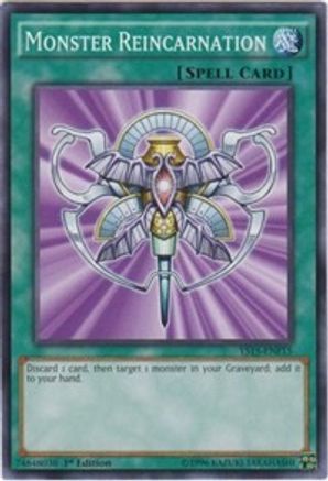 Monster Reincarnation (YS15-ENF15) - Starter Deck: Saber Force 1st Edition