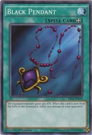 Black Pendant (YS15-ENF19) - Starter Deck: Saber Force 1st Edition