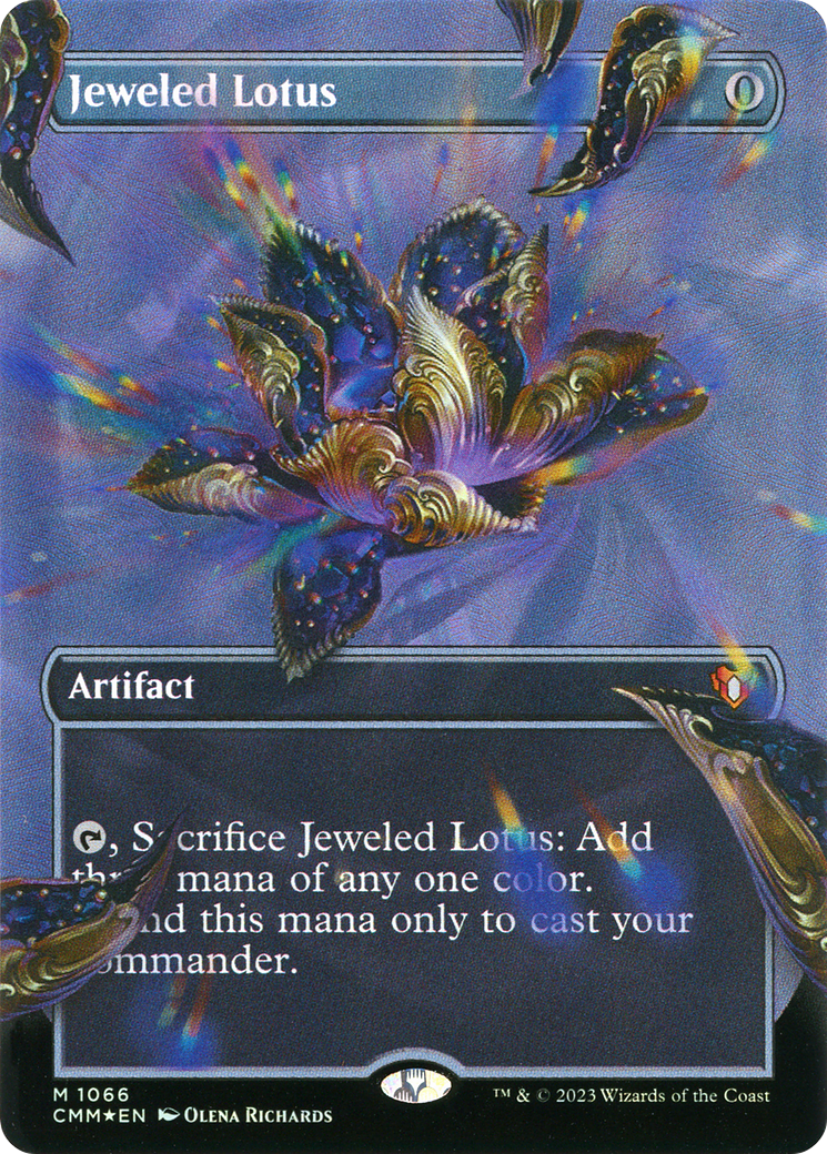 Jeweled Lotus (Textured Foil) [CMM - 1066]