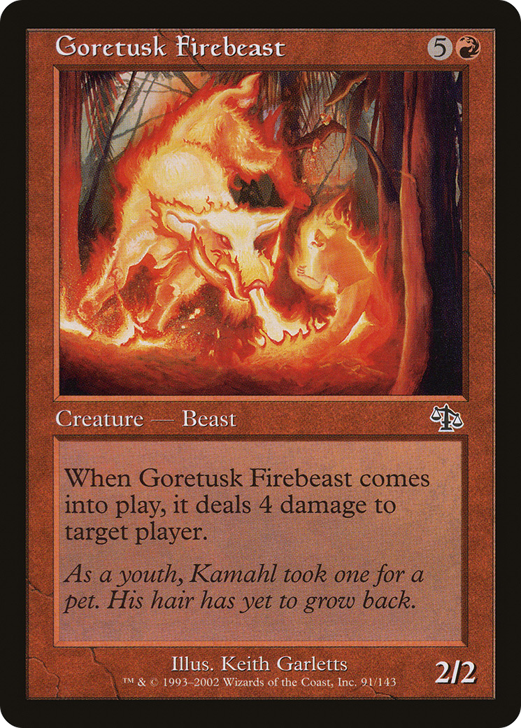 Goretusk Firebeast [JUD - 91]