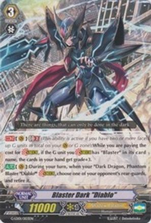 Blaster Dark "Diablo" (G-LD01/003EN) - G-Legend Deck Vol.1: The Dark