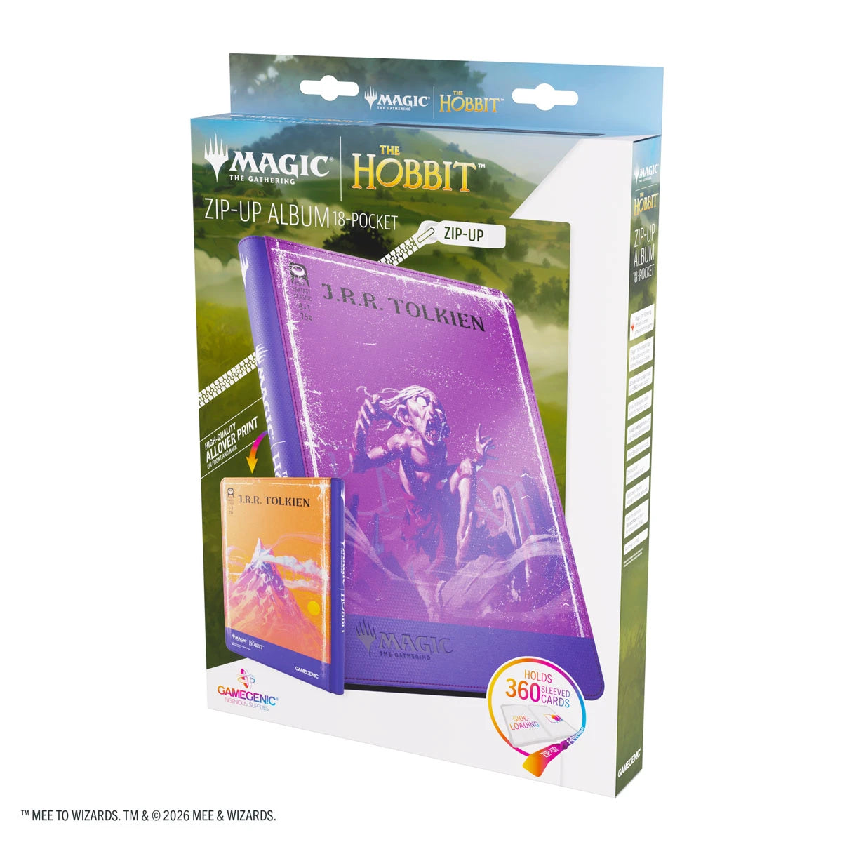 Magic: The Gathering The Hobbit Zip-Up Album 18-Pocket - Gollum
