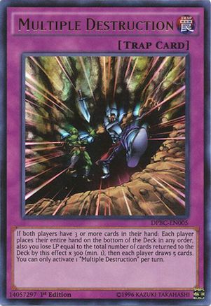 Multiple Destruction (DPBC-EN005) - Duelist Pack: Battle City 1st Edition
