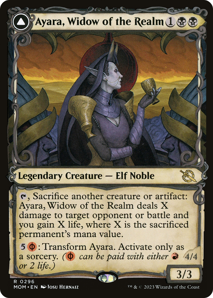 Ayara, Widow of the Realm (Showcase) [MOM - 296]