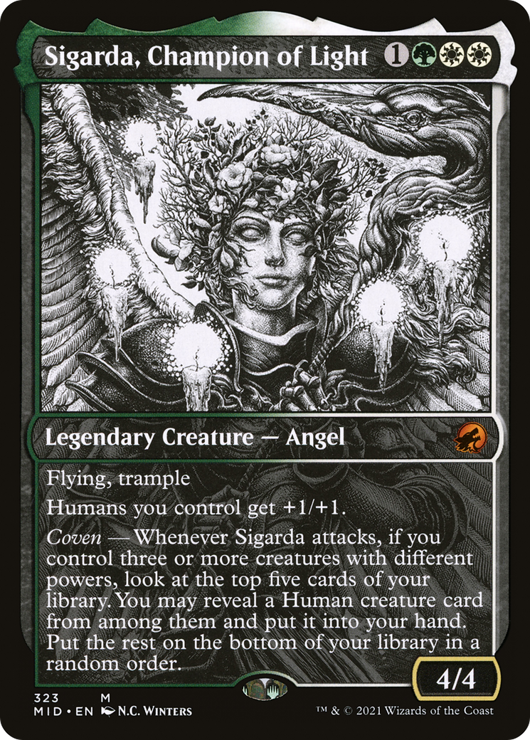 Sigarda, Champion of Light (Showcase) [MID - 323]