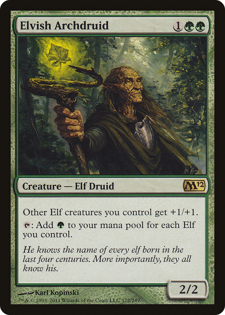 Elvish Archdruid [M12 - 172]