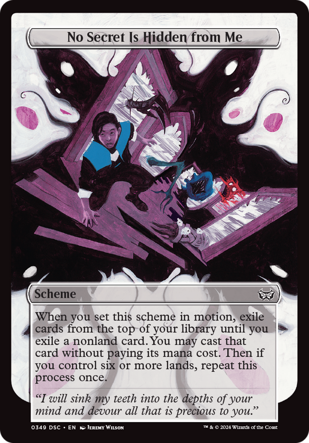 No Secret Is Hidden from Me (Full Art) [A:DSC - 349]