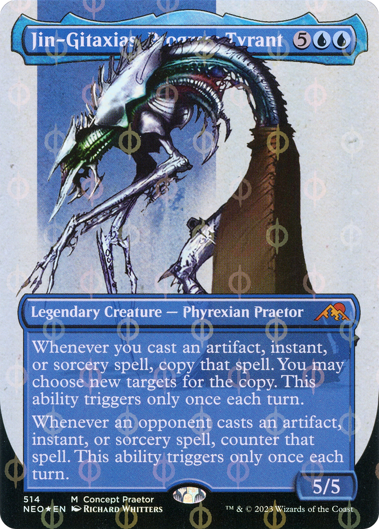 Jin-Gitaxias, Progress Tyrant (Concept Praetor) (Step-And-Compleat Foil) [ONE - 514]