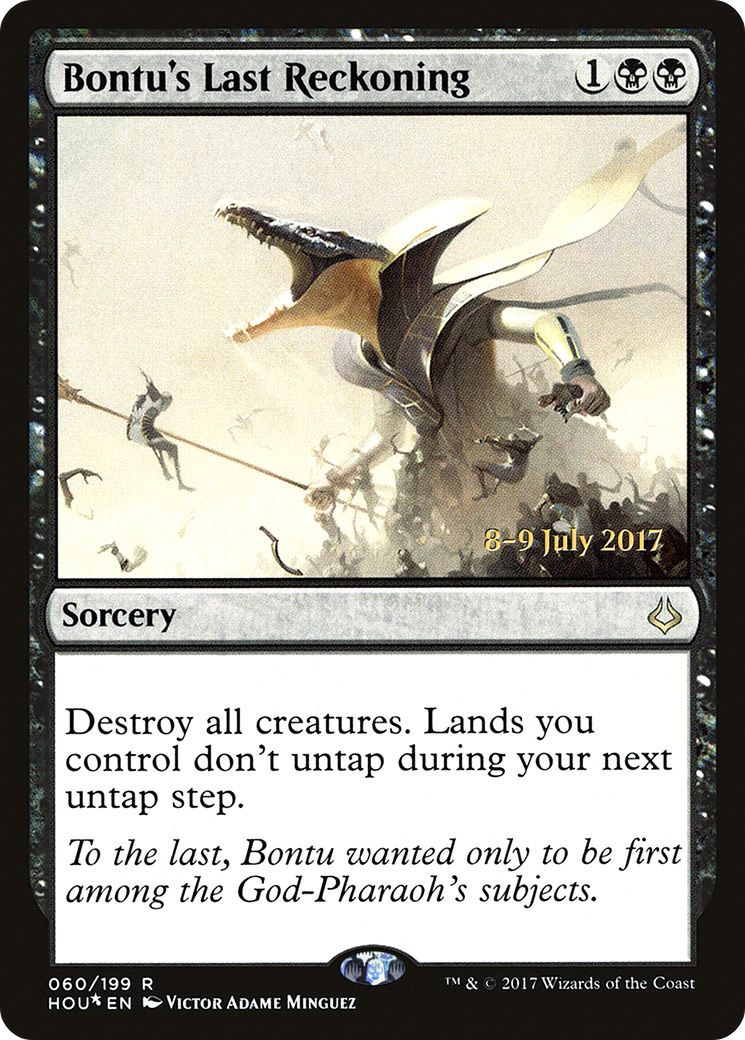 Bontu's Last Reckoning [PRE - 60]
