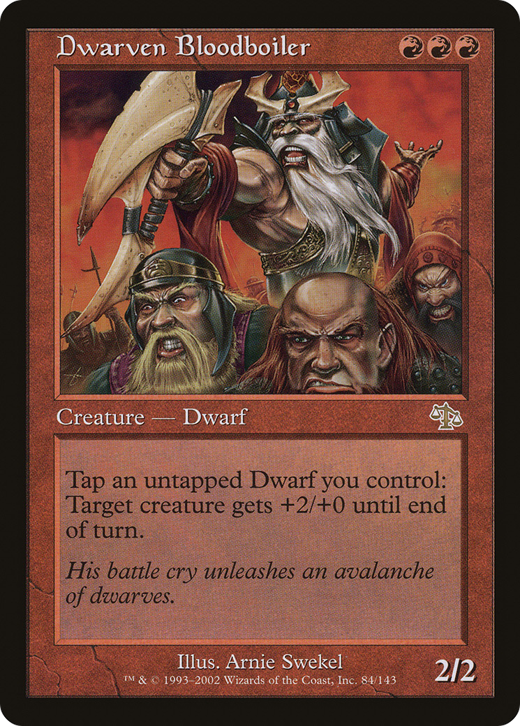 Dwarven Bloodboiler (JUD-084) - Judgment