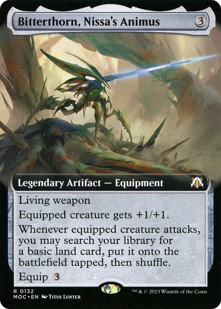 Bitterthorn, Nissa's Animus (Extended Art) [MOC - 132]