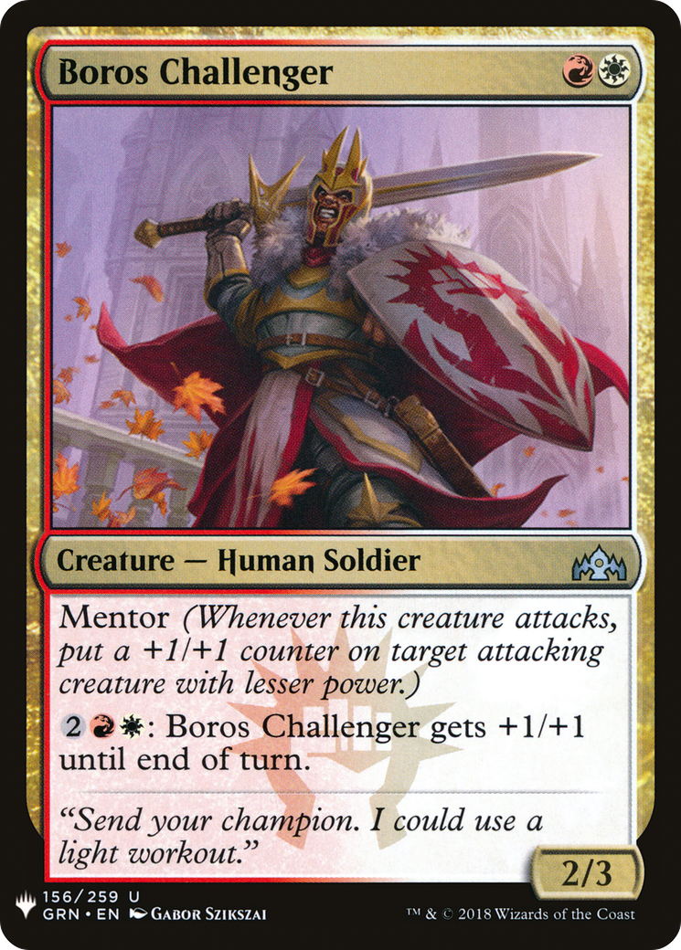 Boros Challenger [LIST - 156]